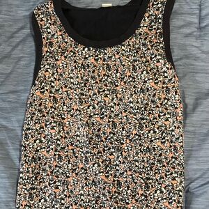 J Crew Woman?s Floral Print Tank Top Size